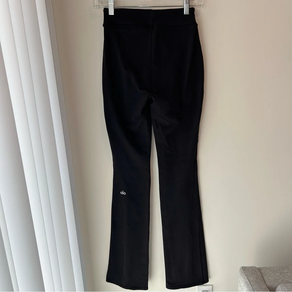 Alo Yoga Airbrush High-Waist Flutter Legging Black Size Extra Small